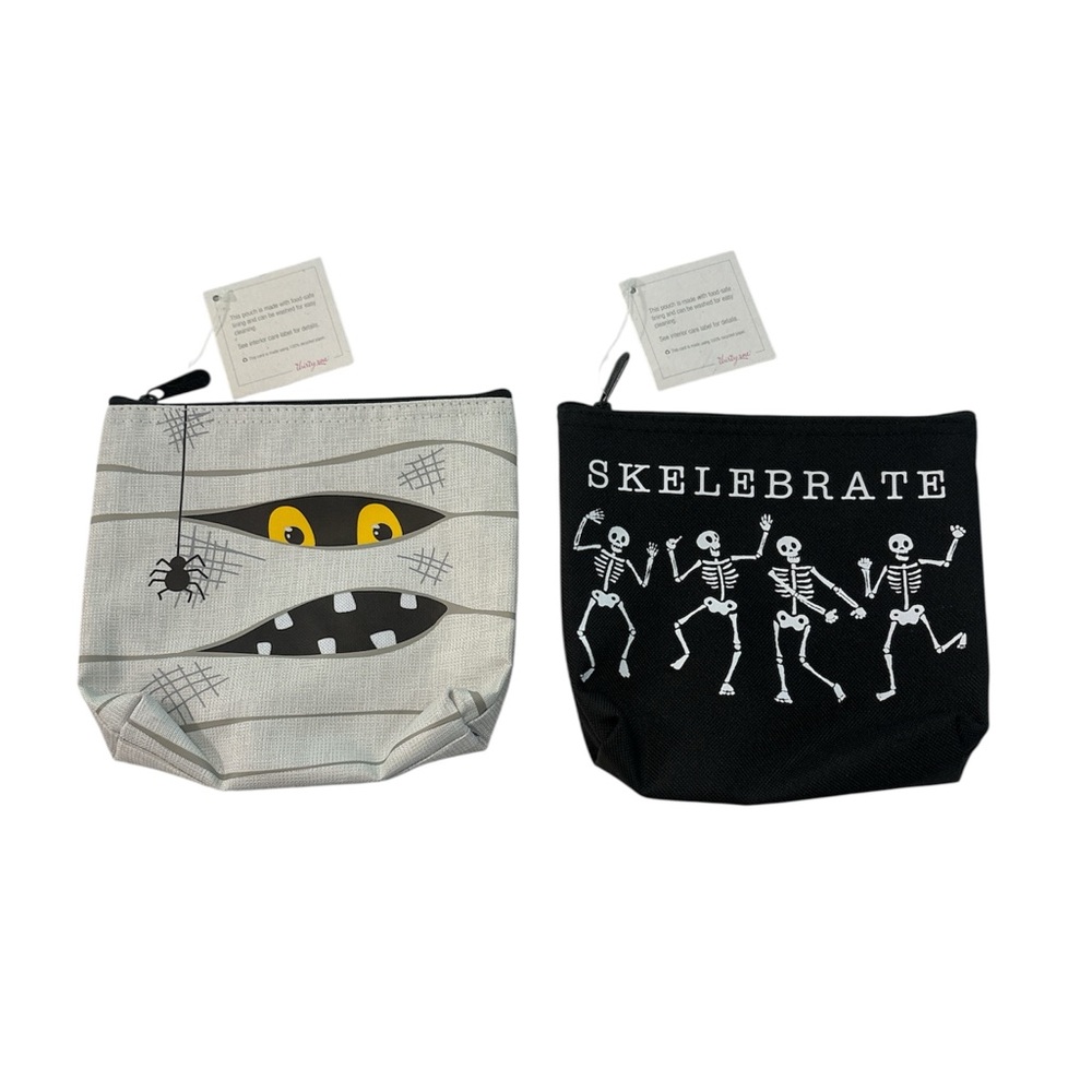 Thirty-One Black and Gray Bags with Spooky Designs